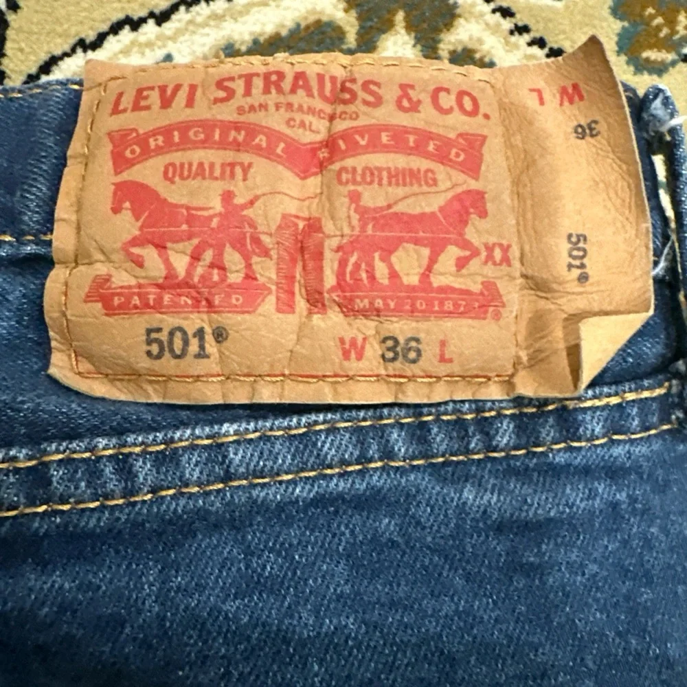 Men's Classic Blue Denim Jean Shorts Levi’s 501